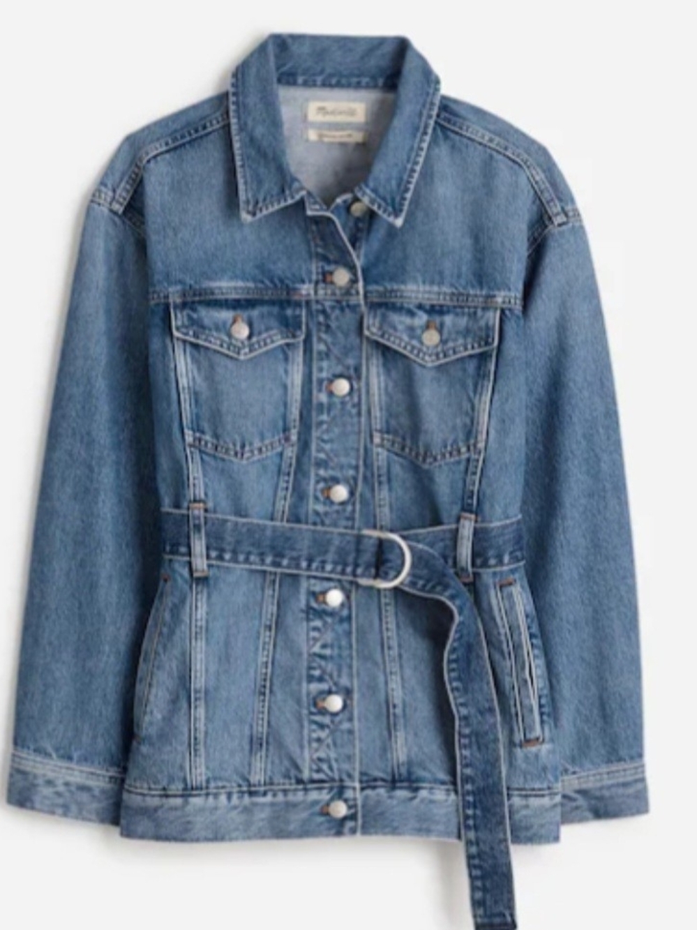 Madewell Oversized Trucker Jean Jacket Size M
